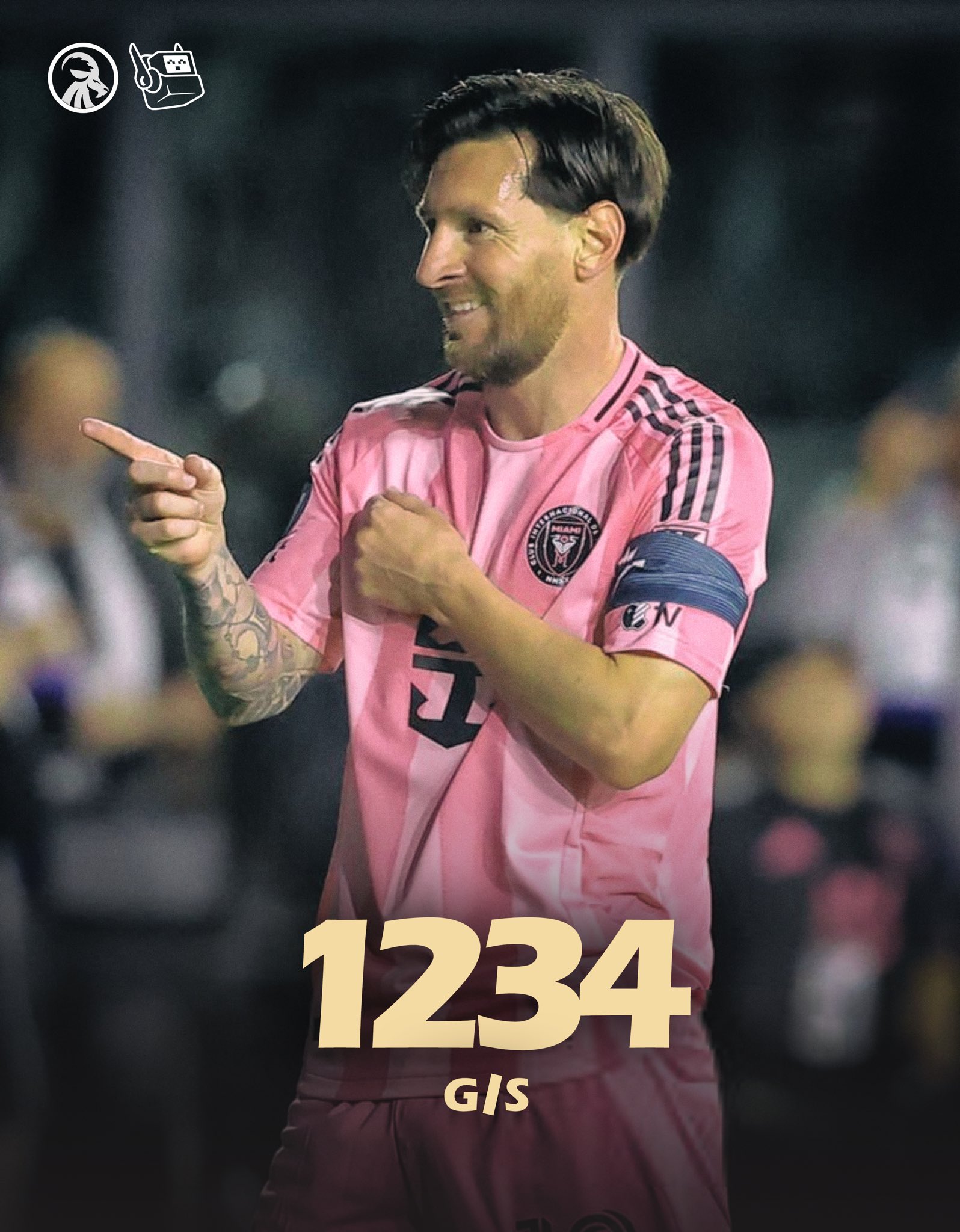 回歸即進球！37歲梅西生涯目前853球381助，參與進球數(shù)1234球！