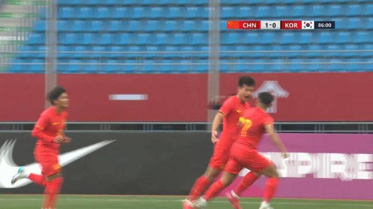 U22國足1-0韓國全場數(shù)據(jù)：控球率49%落后韓國，10射7正領先對手